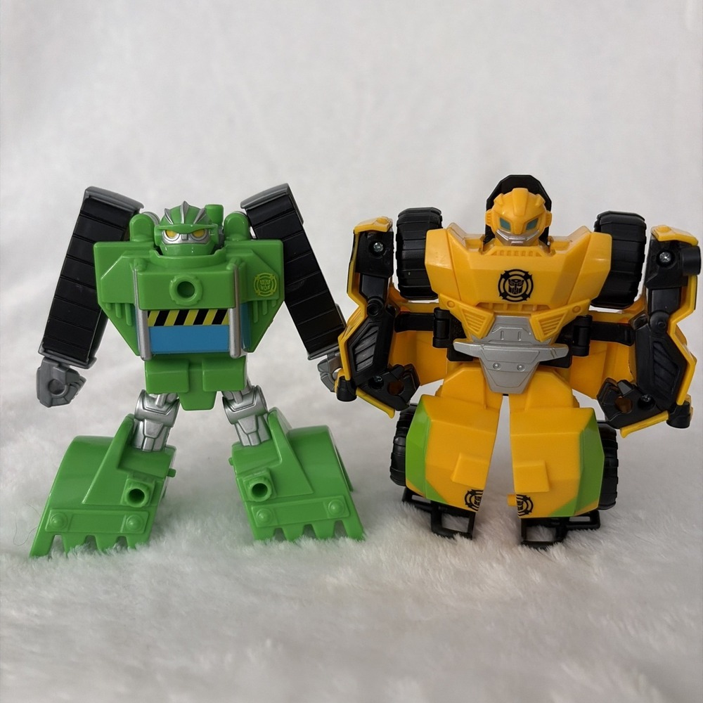Transformers Playskool Heroes Rescue Bots Academy Bumblebee Boulder Construction